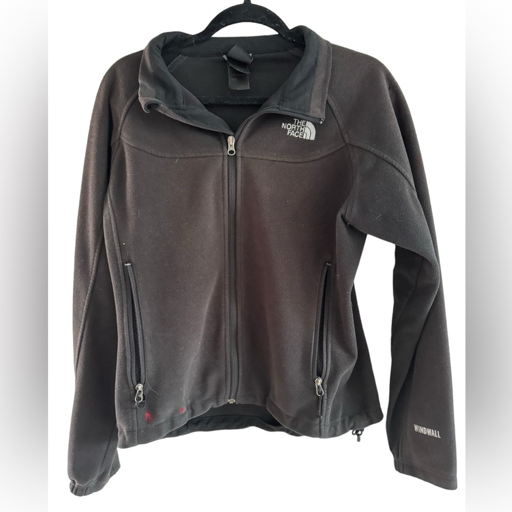 North face black zip up‎ large women